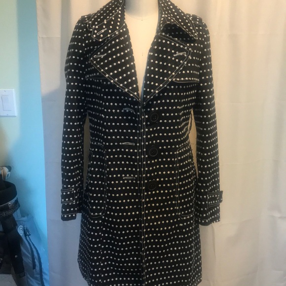 XOXO Jackets & Blazers - XOXO Polka Dot Coat